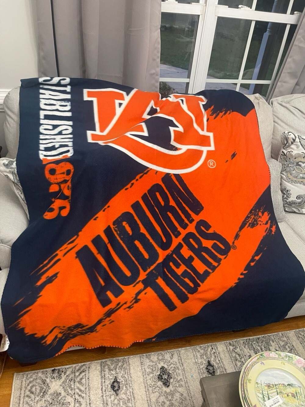 Northwest NCAA Auburn Tigers Fleece Throw Blanket 50" x 60"